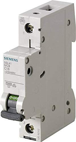 Siemens 5sl4 – Leitungsschutzschalter 10 kA curva-c 1 Polo 20 A 70 mm von Siemens