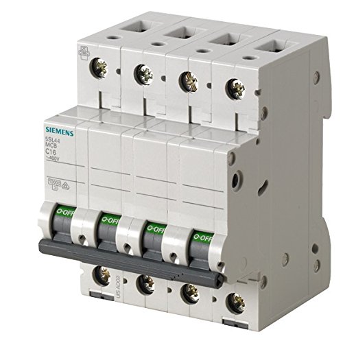Siemens 5sl4 – Leitungsschutzschalter 10 kA curva-c 4 polig 10 A 70 mm Siemens 5sl4 – Leitungsschutzschalter 10 kA curva-c 4 polig 10 A 70 mm von SIEMENS