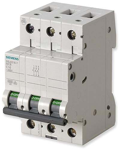 Siemens 5SL63256 Leitungsschutzschalter 6kA B25 3P in 3TE 400V, MCB, Sicherungsautomat von Siemens