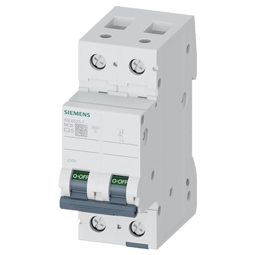 Siemens 5sl6 – Automatischer Leitungsschutzschalter 230 V 6 kA 1 + Neutral polig C 25 A von Siemens