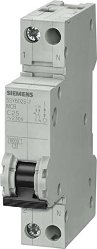 Siemens 5sy6 – Leitungsschutzschalter 70 mm 10 kA curva-c 1 Polo + Neutral 4 A von Siemens