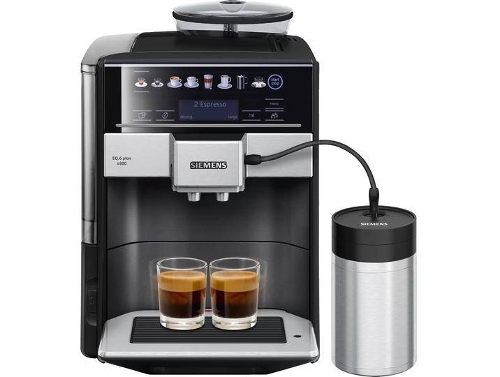 Siemens EQ.6 Plus S800, TE658509DE, Kaffeevollautomat, Schwarz von Siemens