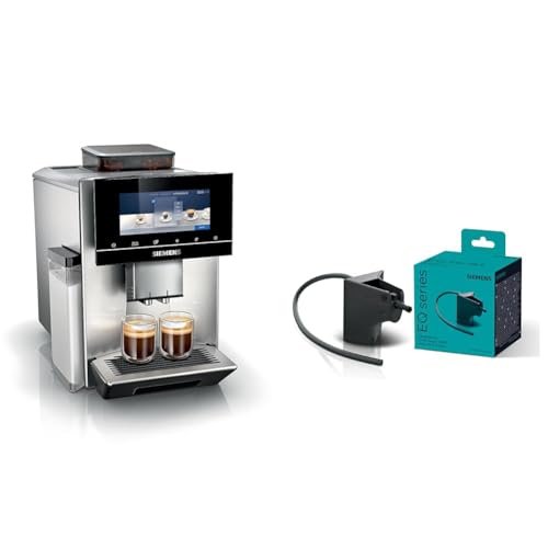 Siemens Kaffeevollautomat EQ900 TQ905D03, App-Steuerung & Milchbehälter-Adapter TZ70001, zur Nutzung externer Milchbehältnisse von Siemens