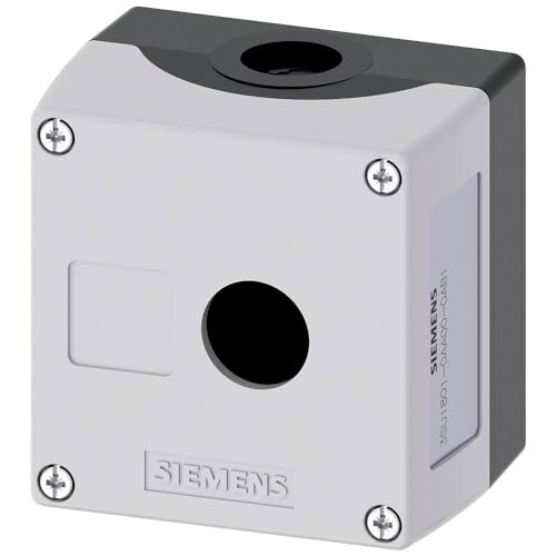Siemens 3SU1801-0AA00-0AB1 3SU18010AA000AB1 Leergehäuse 1 Einbaustelle (L x B x H) 85 x 85 x 64 mm unbeschriftet Grau 1 Siemens 3SU1801-0AA00-0AB1 3SU18010AA000AB1 Leergehäuse 1 Einbaustelle (L x B x H) 85 x 85 x 64 mm unbeschriftet Grau 1 von SIEMENS