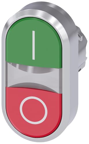Siemens SIRIUS ATC Wippe 22 mm rund Metall/A glänzend unipolaren rot oder grün von SIEMENS