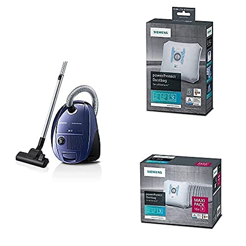 Siemens Staubsauger mit Beutel synchropower VS06A111, Bodenstaubsauger + 4X Staubsaugerbeutel PowerProtect Typ G All, VZ41FGALL + 16x Staubsaugerbeutel PowerProtect Typ G All, VZ16GALL Siemens Staubsauger mit Beutel synchropower VS06A111, Bodenstaubsauger + 4X Staubsaugerbeutel PowerProtect Typ G All, VZ41FGALL + 16x Staubsaugerbeutel PowerProtect Typ G All, VZ16GALL von SIEMENS