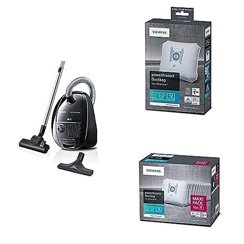 Siemens Staubsauger mit Beutel synchropower VS06A212, Bodenstaubsauger + 4X Staubsaugerbeutel PowerProtect Typ G All, VZ41FGALL + 16x Staubsaugerbeutel PowerProtect Typ G All, VZ16GALL Siemens Staubsauger mit Beutel synchropower VS06A212, Bodenstaubsauger + 4X Staubsaugerbeutel PowerProtect Typ G All, VZ41FGALL + 16x Staubsaugerbeutel PowerProtect Typ G All, VZ16GALL von SIEMENS