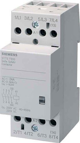 Siemens Stromstoßschalter 5tt5 4 NC 24 V AC/Gleichstrom 2 Module von SIEMENS