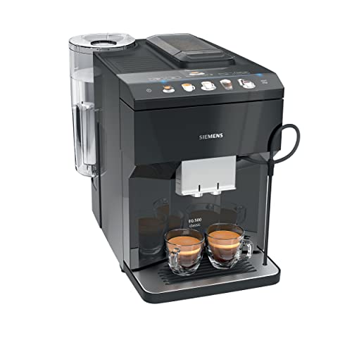 Siemens TP503R09 Superautomatische Espressomaschine, EQ.500 Classic, Schwarz, 1500 W, 1,7 Liter, Kunststoff (Menüsprache nicht auf Deutsch) von Siemens