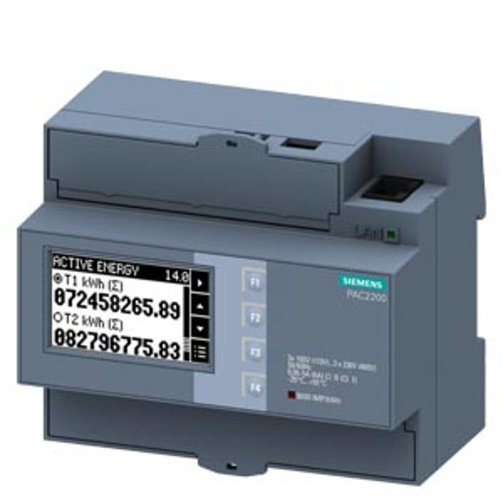 Siemens Vierleiter Messgerät Zähler 7 Km2200 2 Ea30 1 Ea1 Pac2200 Sentron B-Ware von Siemens