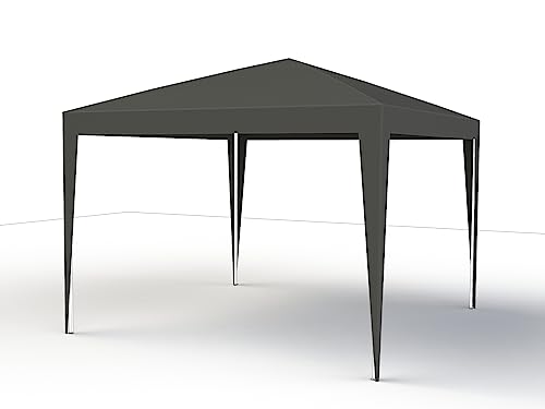 Dachbezug hellgrau zu Starter Faltpavillon 3 x 3 m, Bezug aus 160 g/m² Polyester, PU-beschichtet, hellgrau von Siena Garden