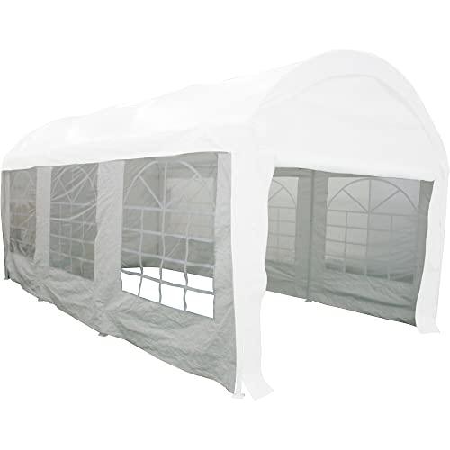 Seitenteile weiß zu Event Pavillon 3x6 Meter, Bezug aus Polyethylen, 140g/m² in weiß, 4 Stück Seitenteile weiß zu Event Pavillon 3x6 Meter, Bezug aus Polyethylen, 140g/m² in weiß, 4 Stück von Siena Garden