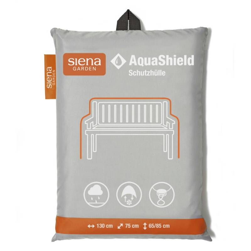 Siena Garden 2-Sitzer Bankhülle AquaShield 130 x 75 cm, 100 % Polyester Hellgrau - Abverkauf von Siena Garden