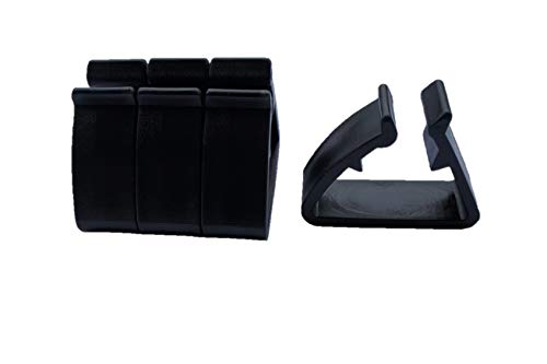 Siena Garden 4 Stück extra Starke Verbinder für Lounge Set Clips Klammern für Gartenmöbelset aus Polyrattan 75x35mm von Siena Garden