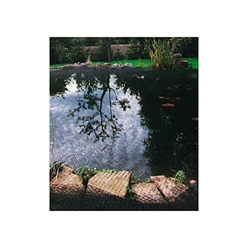 GartenStar 3056600 Teichabdecknetz 4x5m , 20x20mm Bändchen, grün/schwarz von Siena Garden