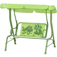 Siena Garden 672608 Froggy Kinderschaukel Gestell Stahl grün, Fläche 100% Polyester grün, 75x115x von SIENA GARDEN