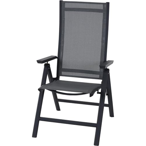 Klappsessel Tauro Royal Grau 66x60x110 cm von Siena Garden