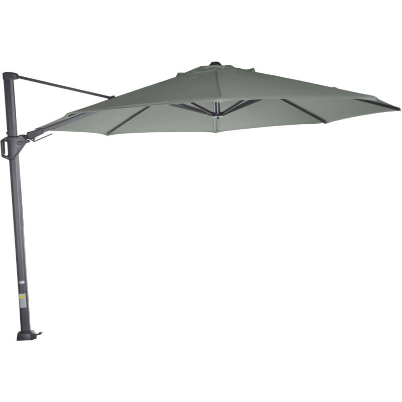 Siena Garden Ampelschirm Ø 350 cm Grün mit Dreh- & Neigungsfunktion von SIENA GARDEN
