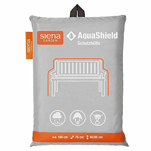 Siena Garden AquaShield Bankschutzhülle, 3-er Set, silber-grau, mit Active Air System, 160x75x65cm von Siena Garden