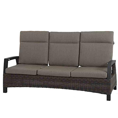 Siena Garden Lounge 3er Sofa Corido matt-anthrazit/Charcoal Grey von Siena Garden