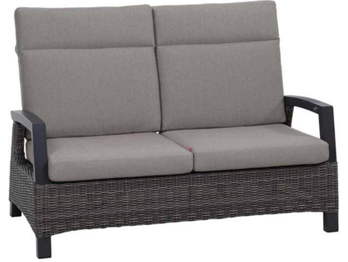 Siena Garden Corido Gartenloungesofa verstellbar Gardino-Geflecht/Polypropylen Taupe von Siena-Garden