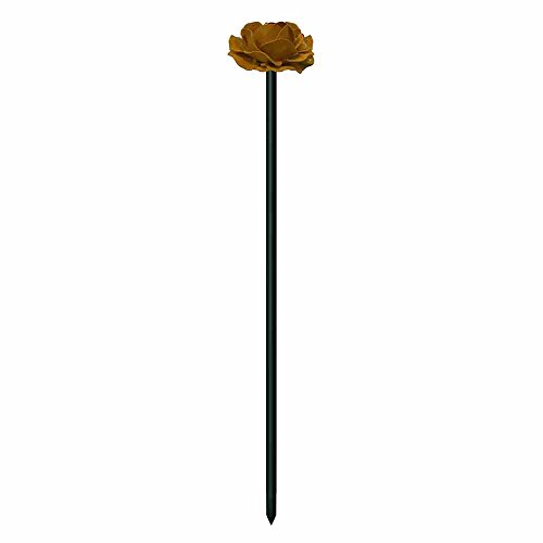 Siena Garden Fiberstab Blume, 100 cm, Durchmesser 8 mm mit Kupplung, gelb von Siena Garden