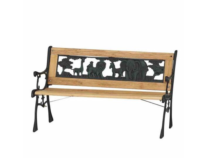 Siena Garden Garten-Kindersitzgruppe Kinder Gussbank Zoo von Siena-Garden