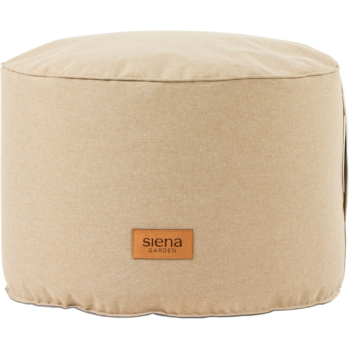 Siena Garden Hocker FLOW.U Round Ø 60 cm x 40 cm, 90% Polyester / 10 % Polyethylen (260g/m²) Icedcoffee von Siena Garden