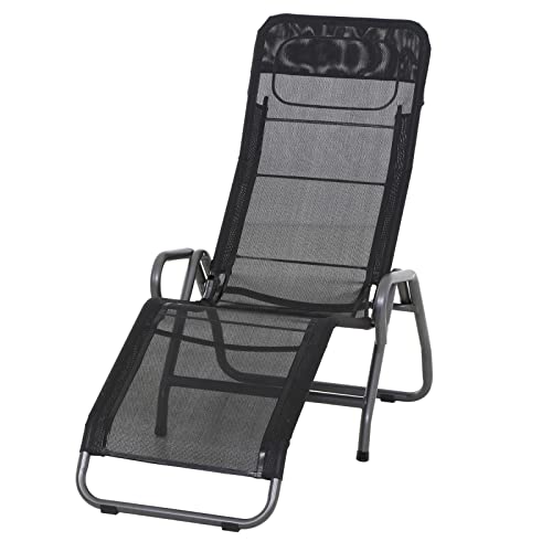 Siena Garden Kippliege Bito anthrazit/schwarz Siena Garden Kippliege Bito anthrazit/schwarz von Siena Garden