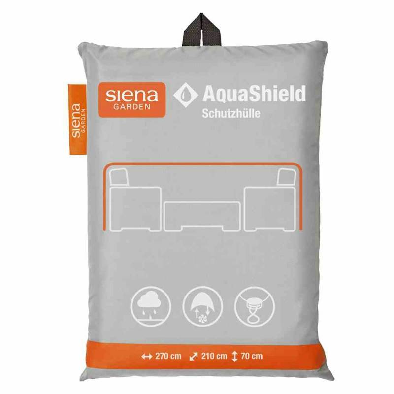 Siena Garden Loungehülle AquaShield 270 x 210 x 70 cm, 100 % Polyester Hellgrau - Abverkauf von Siena Garden