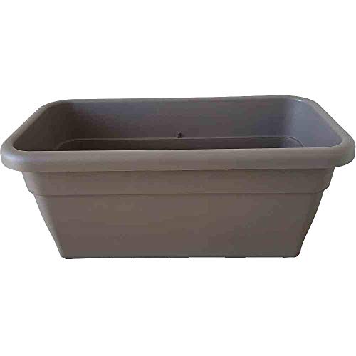 Siena Garden Pflanzkasten 60x30x25,7 cm Taupe Rechteckiges Kunststoffgefäß mit Bodenlöchern von Siena Garden