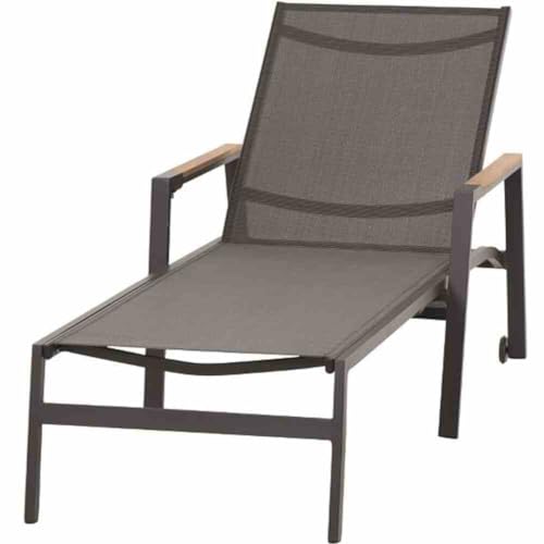Siena Garden Savona Liege, matt-anthrazit Alu,Teak FSC 100% von Siena Garden