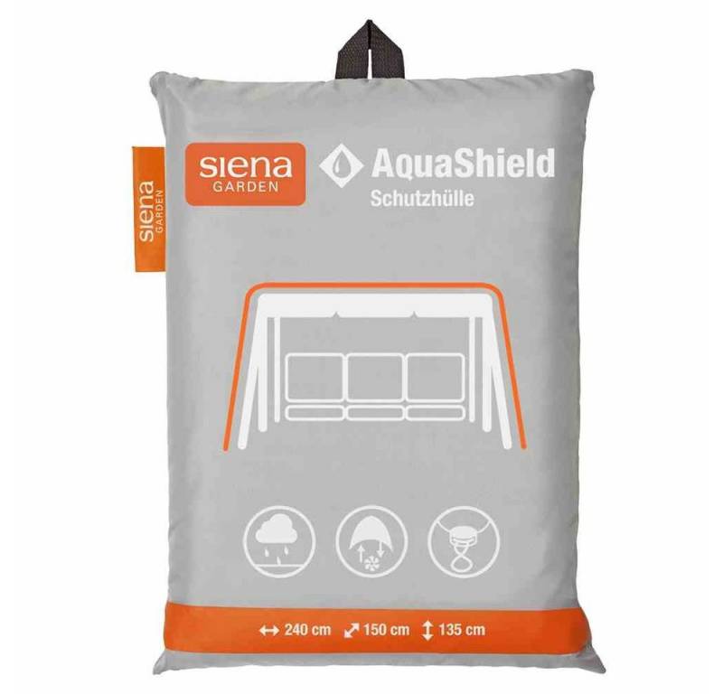 Siena Garden Schutzplane AquaShield Schaukelhülle 240x150xH135 cm hellgrau, 100% Polyester von Siena Garden
