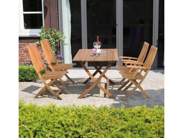 Siena Garden Sessel Paleros, Akazienholz, klappbar, beige von Siena-Garden