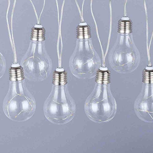 Siena Garden Solar-Lichterkette Bulb 10-TLG. 4,3m warmweiß von Siena Garden