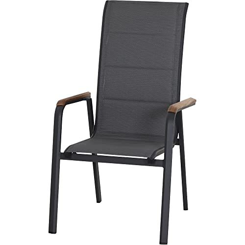 Siena Garden Tesoro High Back Stapelsessel Alu, Textil, Teak FSC 100% Siena Garden Tesoro High Back Stapelsessel Alu, Textil, Teak FSC 100% von Siena Garden