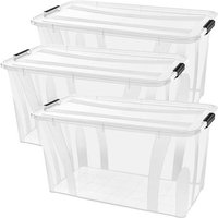 Siena HOME Aufbewahrungsbox Anzio Transparent 32l (B x H x T) 510 x 230 x 385mm 3St. von Siena HOME