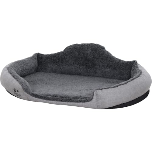 Siena Home ARIMA Hundekorb Silber M Bezug aus 100% Polypropylen, Dessin 200, Farbe Silber von Siena Home