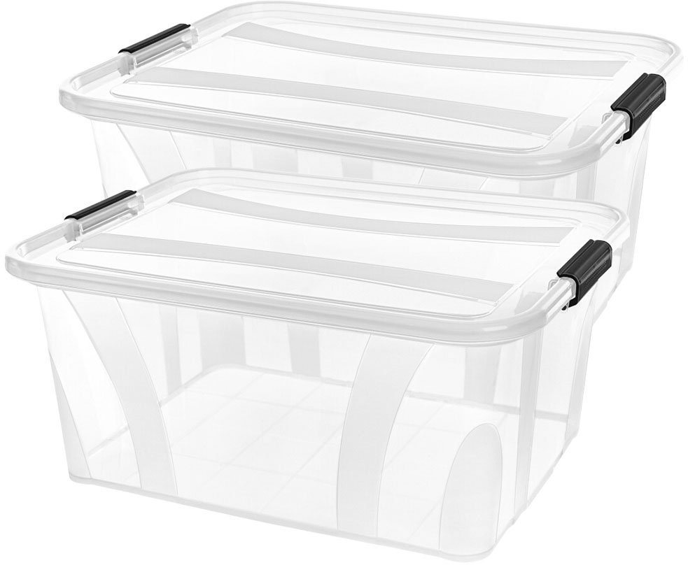 Siena Home Aufbewahrungsbox Anzio (Set, 2 St), Kunststoff, 100% recyclebar von Siena Home