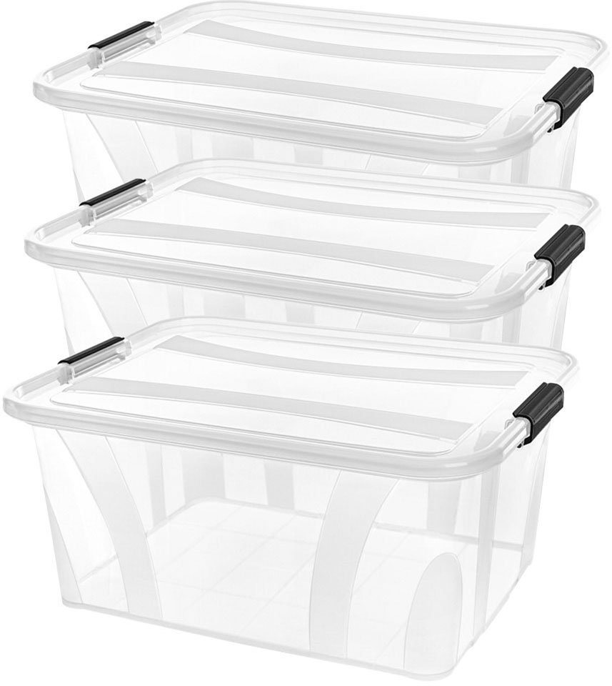 Siena Home Aufbewahrungsbox Anzio (Set, 3 St), Kunststoff, 100% recyclebar von Siena Home