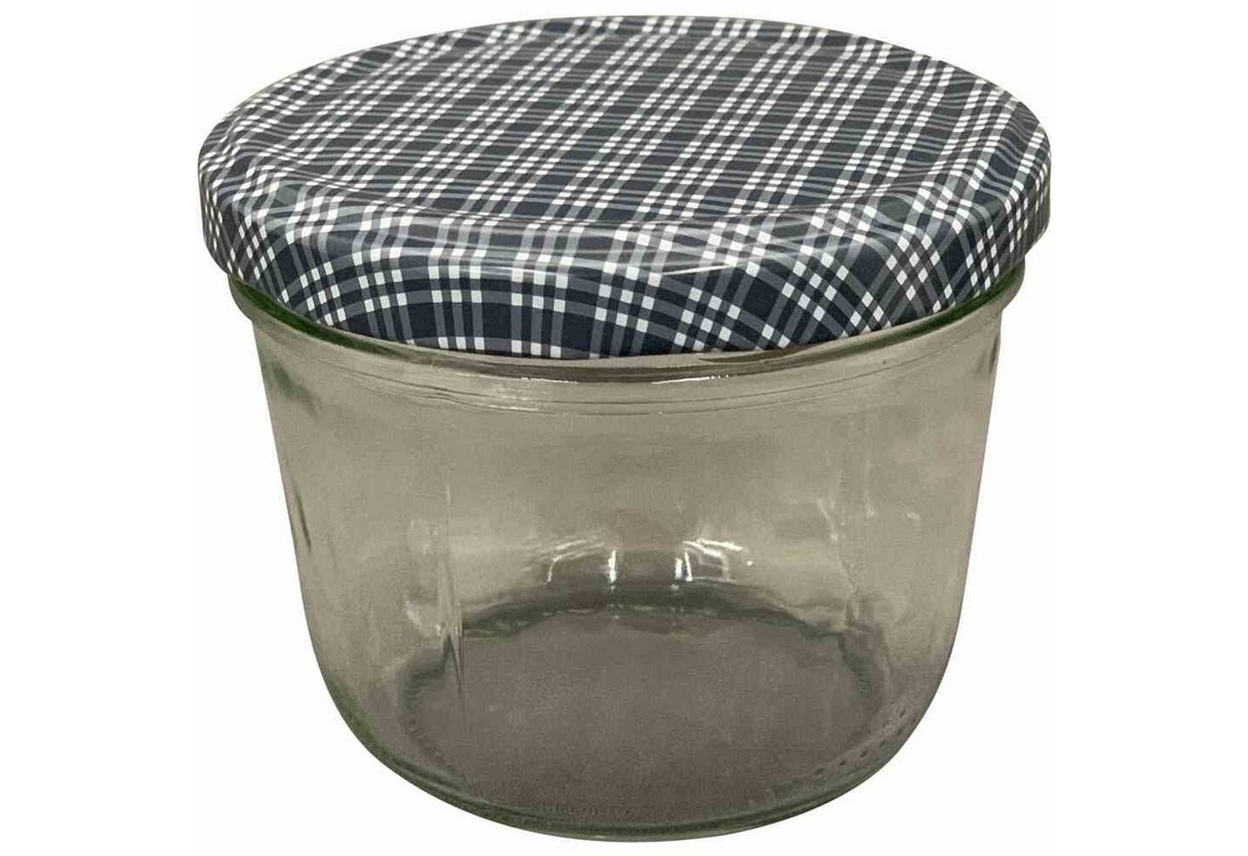 Siena Home Einmachglas Sturz-Glas "Cucinare" 2TO230 blau/weiß, TwistOff 230 ml, Glas von Siena Home