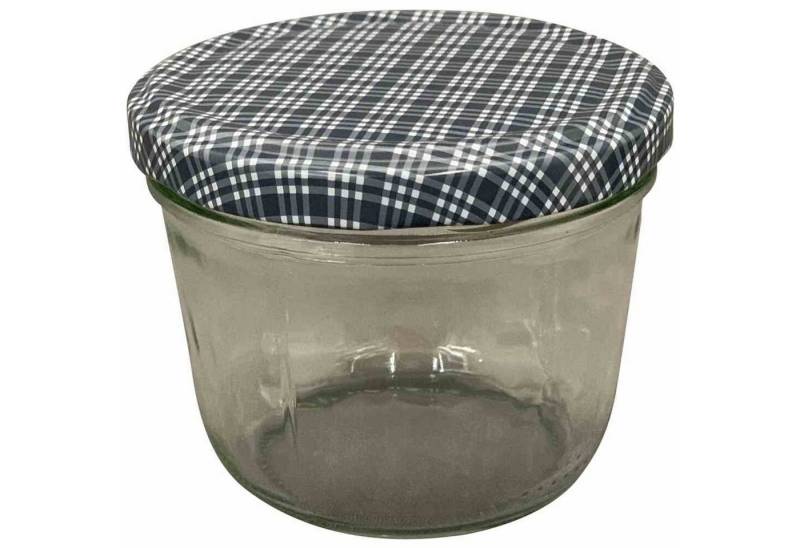 Siena Home Einmachglas Sturz-Glas "Cucinare" 2TO230 blau/weiß, TwistOff 230 ml, Glas von Siena Home