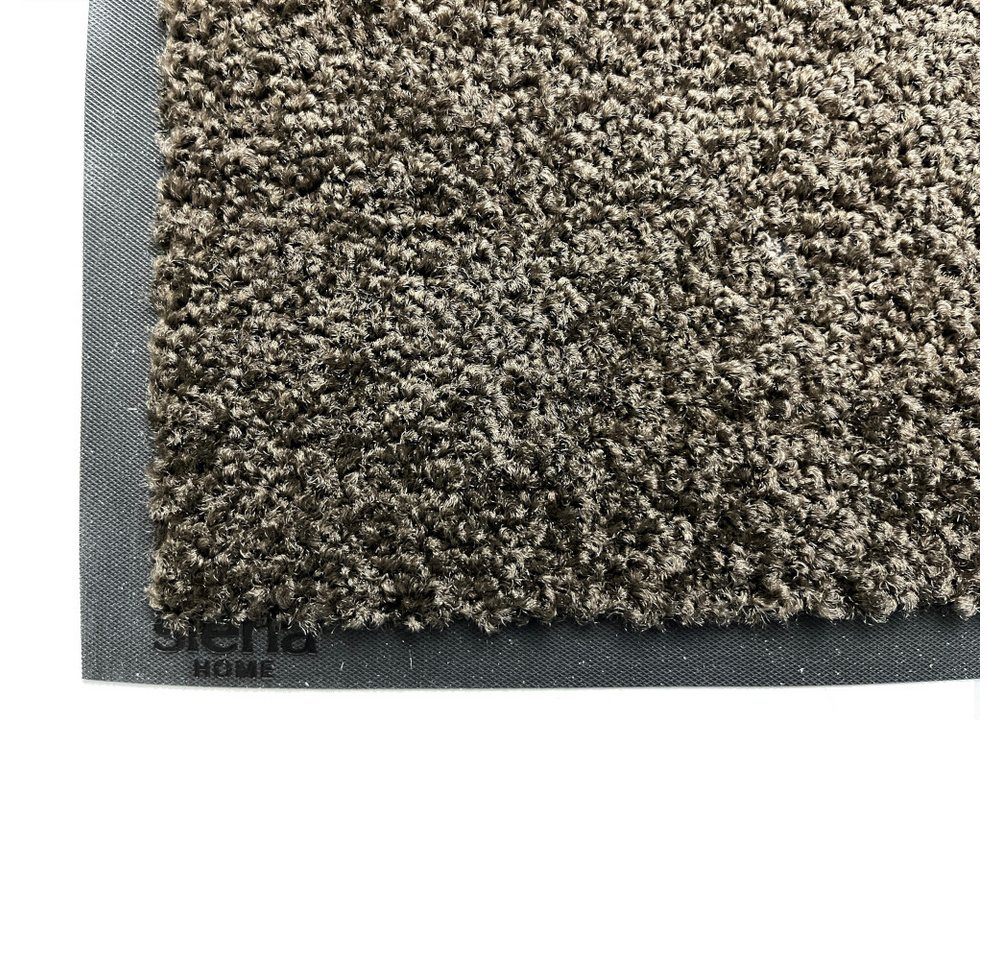 Siena Home Fußmatte 60x90 cm – waschbar, rutschhemmend, für Innen & Außen – Made in Europe, Rutschhemmender Gummirücken von Siena Home