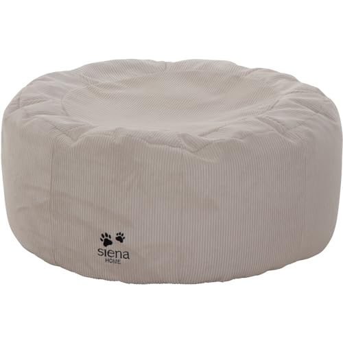 Siena Home NAILL Hundebett Natur M Dessin Cord Uni Natur, 100% Polyester von Siena Home