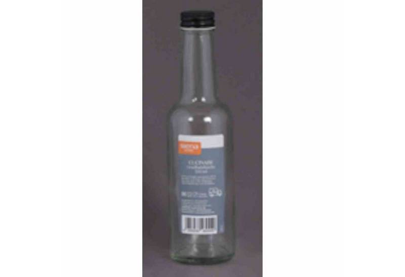 Siena Home Trinkflasche Gradhalsflasche "Cucinare" 250 ml rund, Verschraubung schwarz von Siena Home