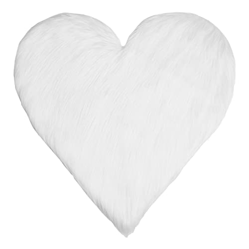 Sienna Teppich aus künstlichem Schaffell, flauschig, für Schlafzimmer, Mikroveloursleder, fusselfrei, superweich, 65 x 65 cm, Weiß von Sienna