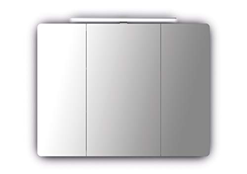 Sieper Espella Comfort 65 80 100 120 Aluminium-Spiegelschrank mit Beleuchtung ALU (100) von Sieper
