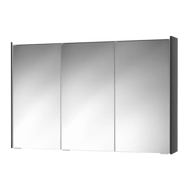 Sieper LED-Spiegelschrank 'KHX' anthrazit Hochglanz 120,4 x 74 x 14,2 cm von Sieper