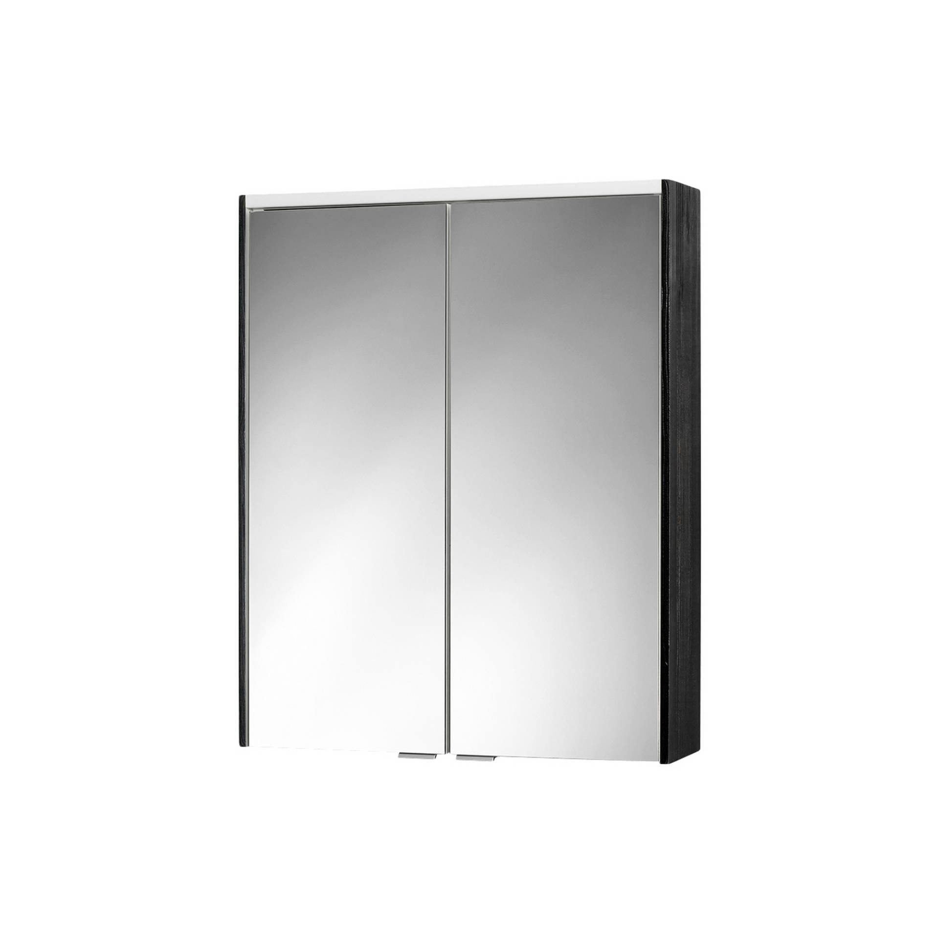 Sieper LED-Spiegelschrank 'KHX' schwarz 60,4 x 74 x 14,2 cm von Sieper