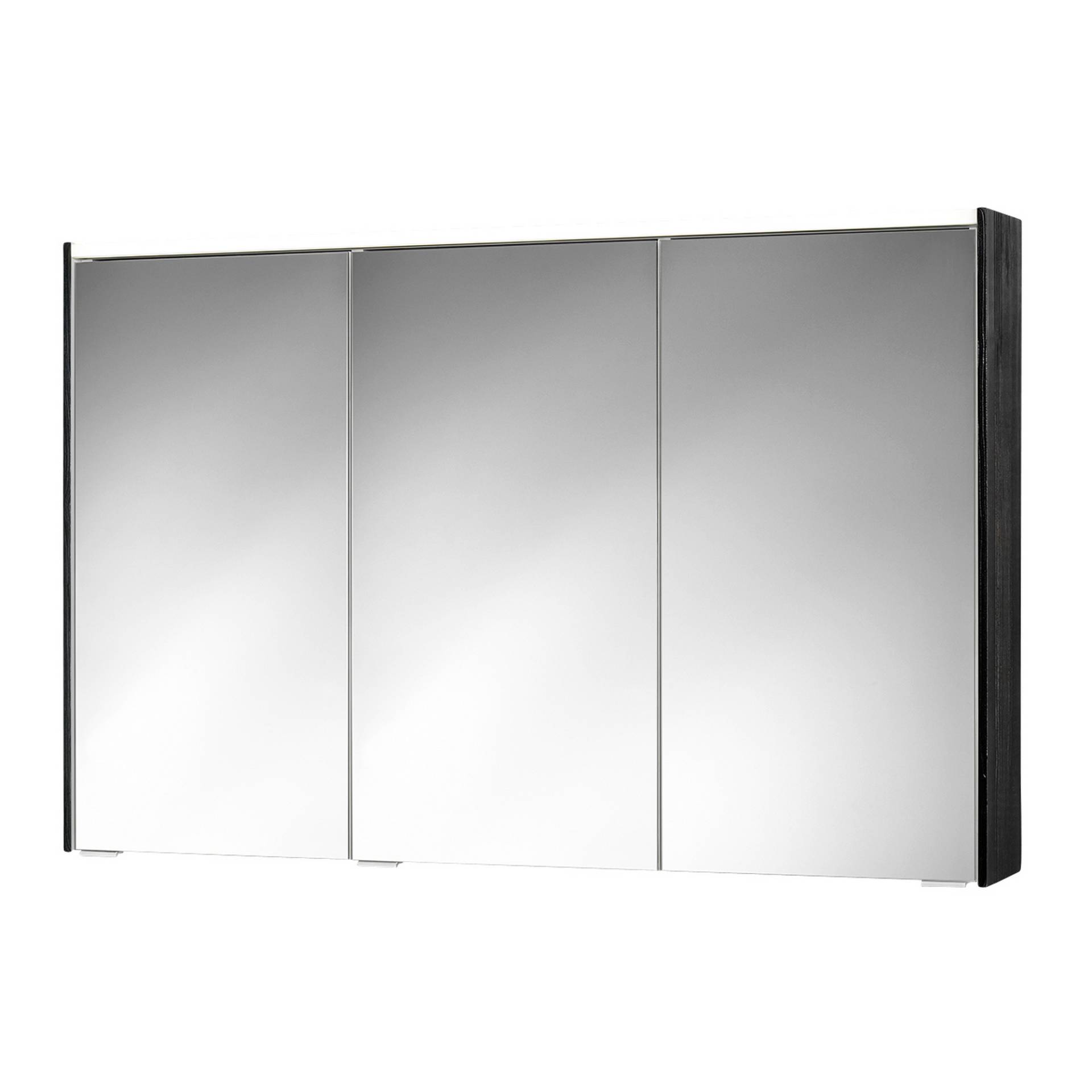 Sieper LED-Spiegelschrank 'KHX' schwarz matt 120,4 x 74 x 14,2 cm von Sieper